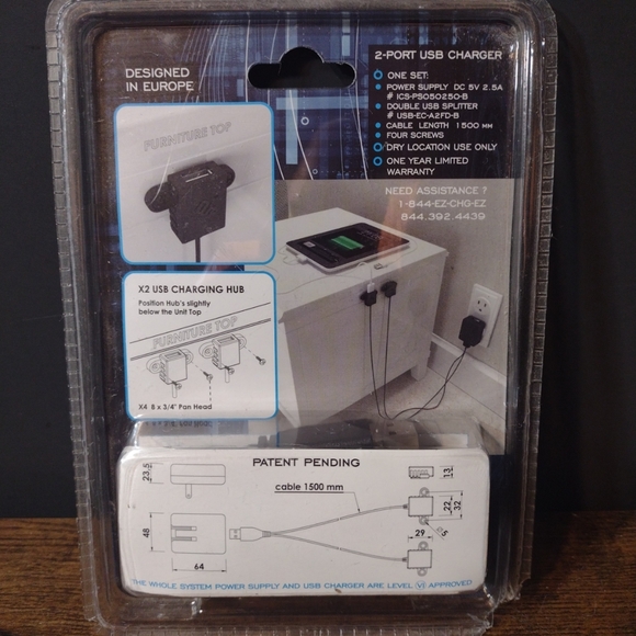 EZ Collection Smart Charging System 2 Port USB Charger Version A 2 FD-B - Picture 2 of 3